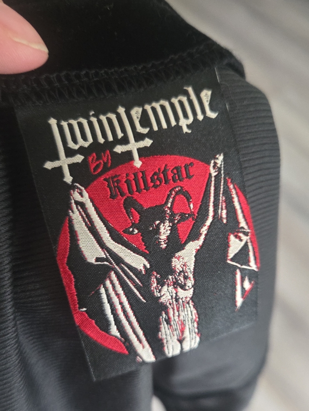 Killstar x Twin Temple Velvet Waistcoat - Picture 6 of 7